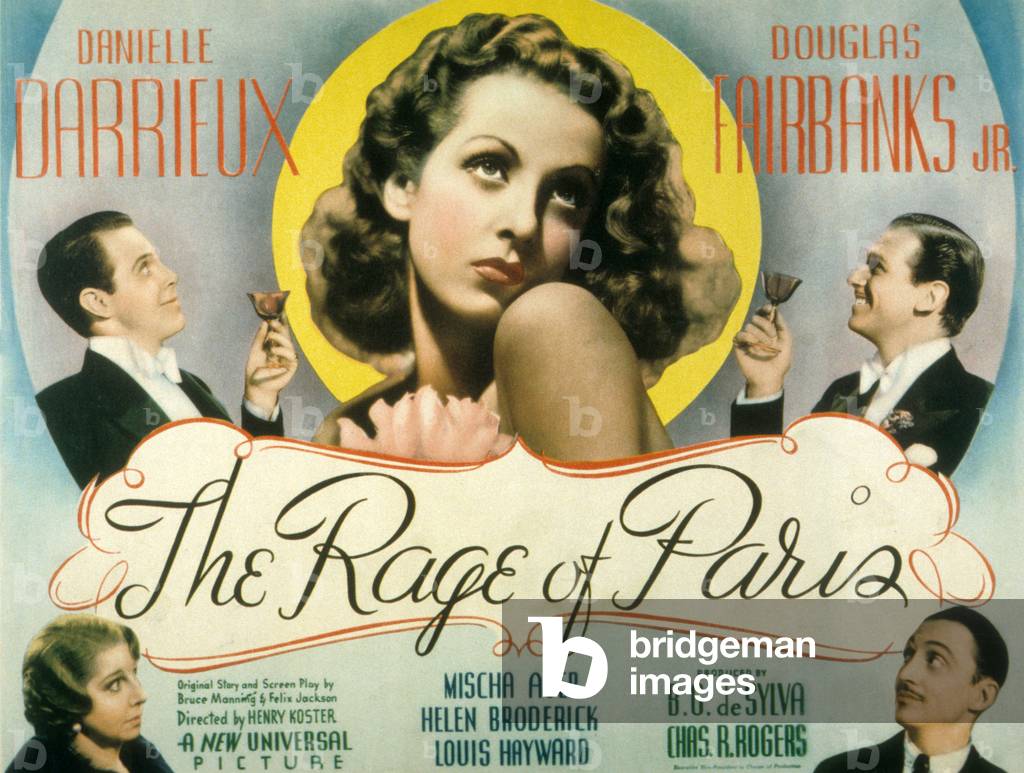 The rage of Paris, 1938 (poster)