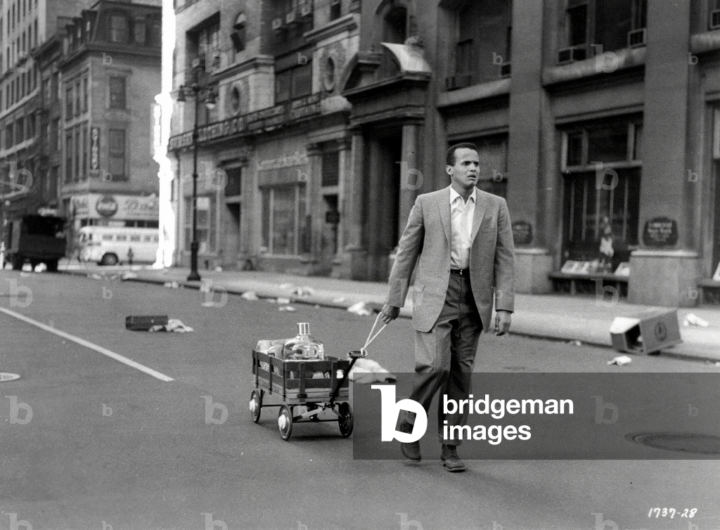 The World The Flesh and the Devil, Harry Belafonte 1959 (film still)