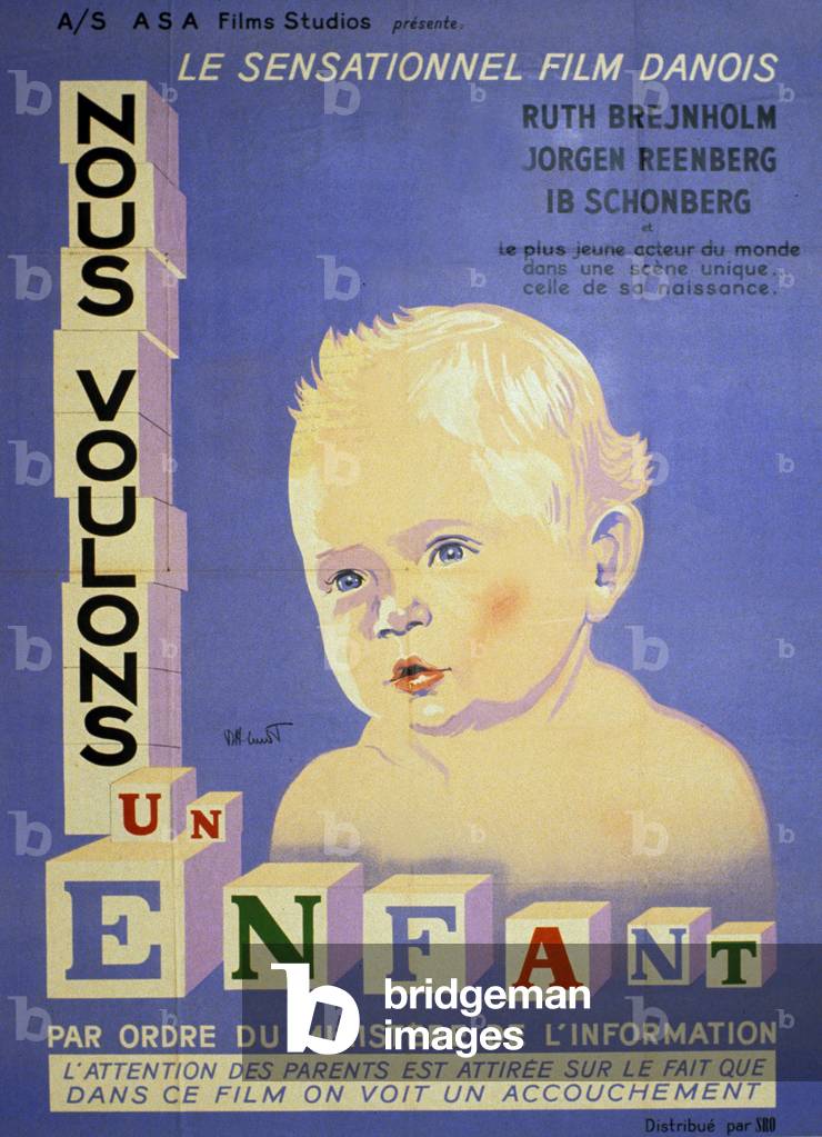 We want a child, 1949 (poster)
