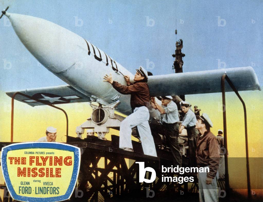 The flying missile, Glenn Ford  1950 (print)