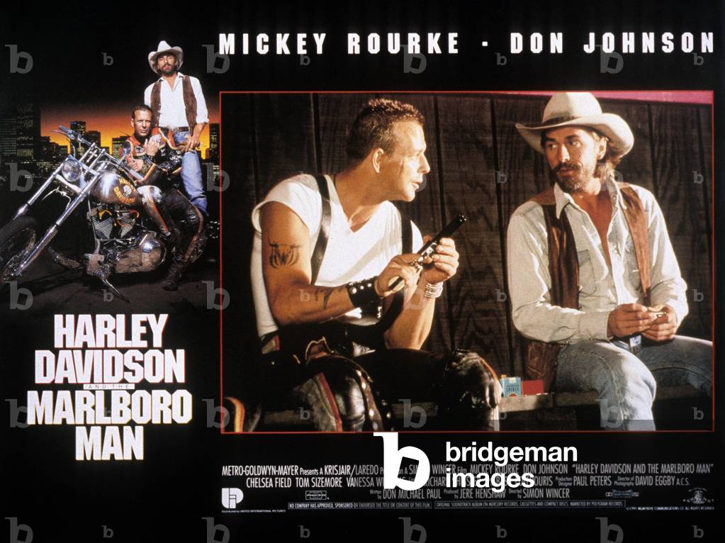 HARLEY DAVIDSON AND THE MARLBORO MAN, 1991 (print)
