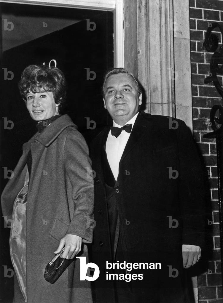 Patrick Wymark and his wife