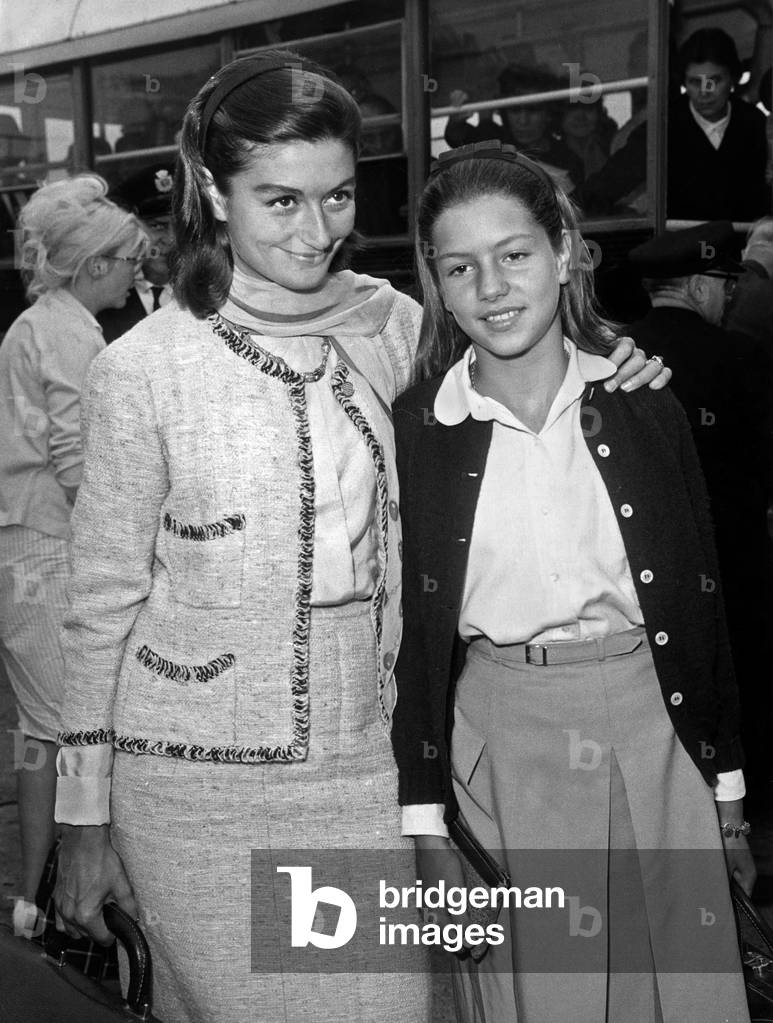Anouk Aimee and his daughter Manuella