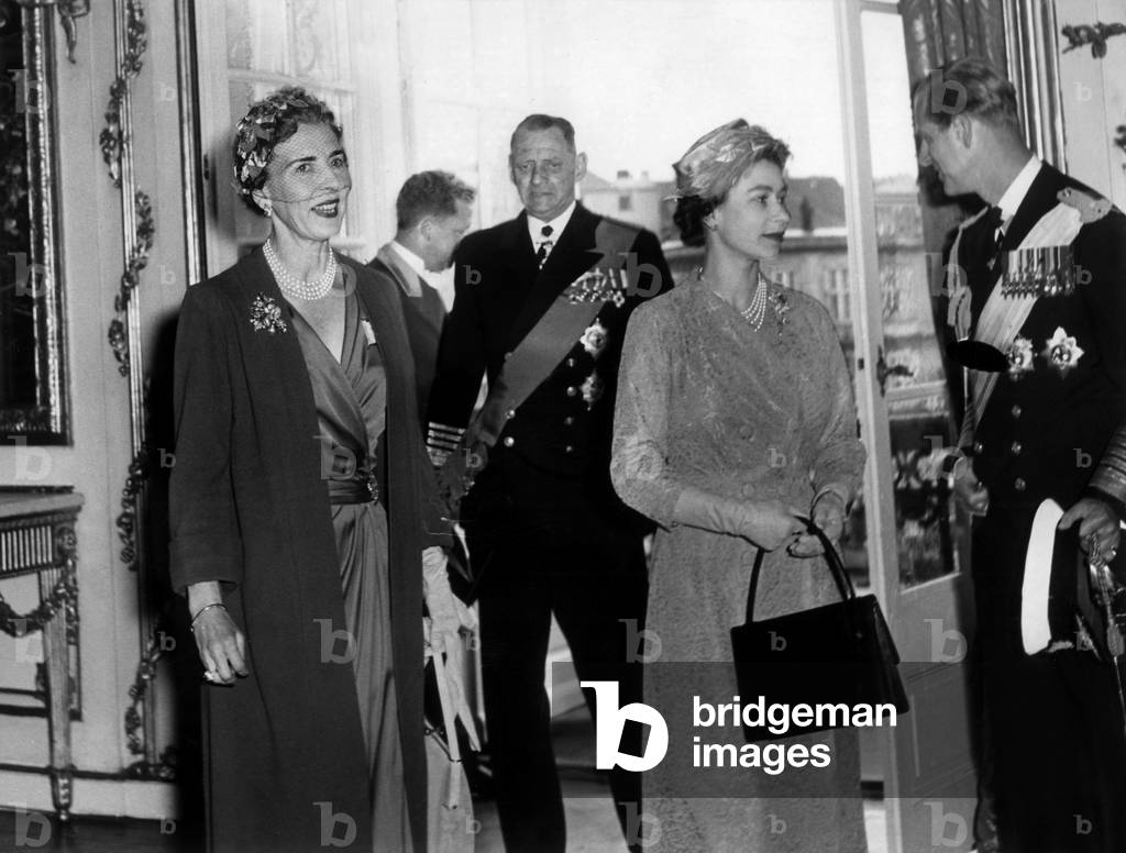 Elizabeth II of England and Ingrid of Denmark