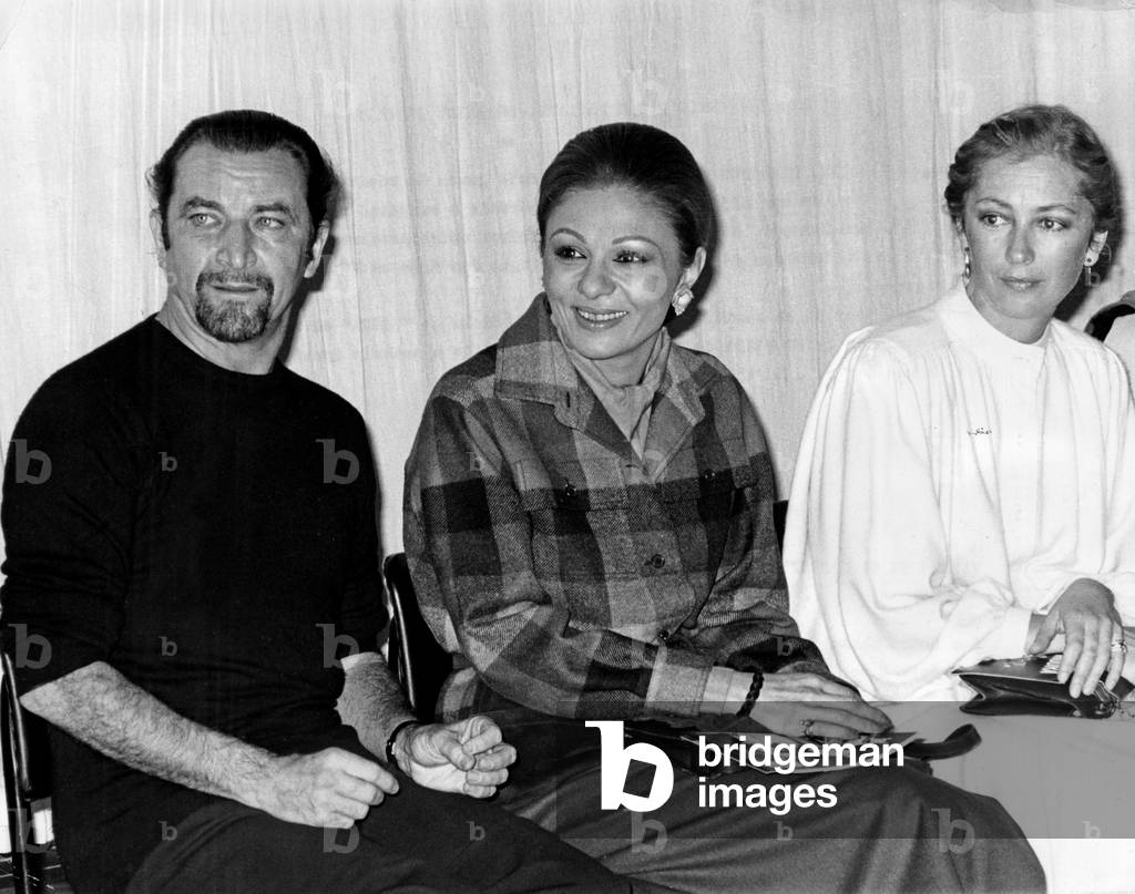 Bejart, Farah Diba and Paola of Belgium