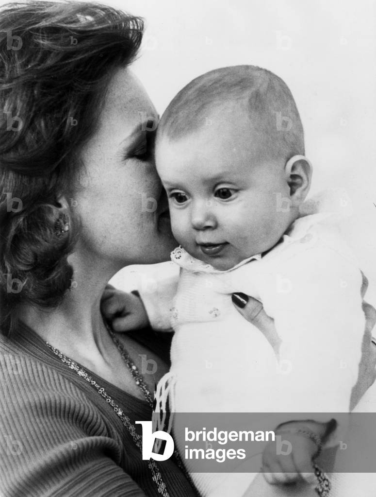 Queen Sonja and her daughter Martha Loise