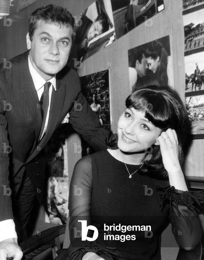Tony Curtis and his wife Christine Kaufmann