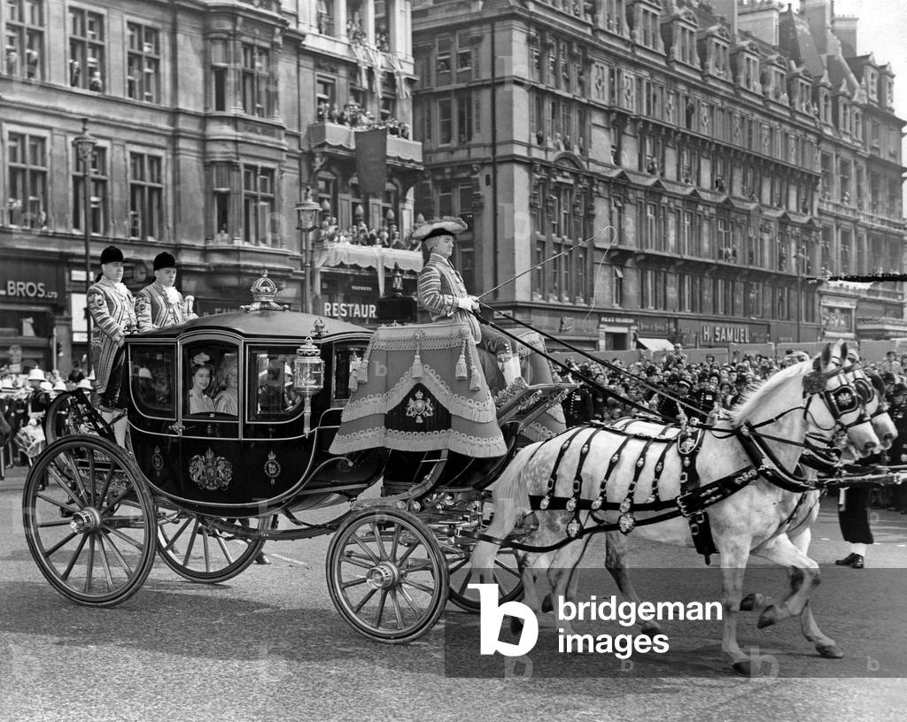Elizabeth II of England1960 (b/w photo)