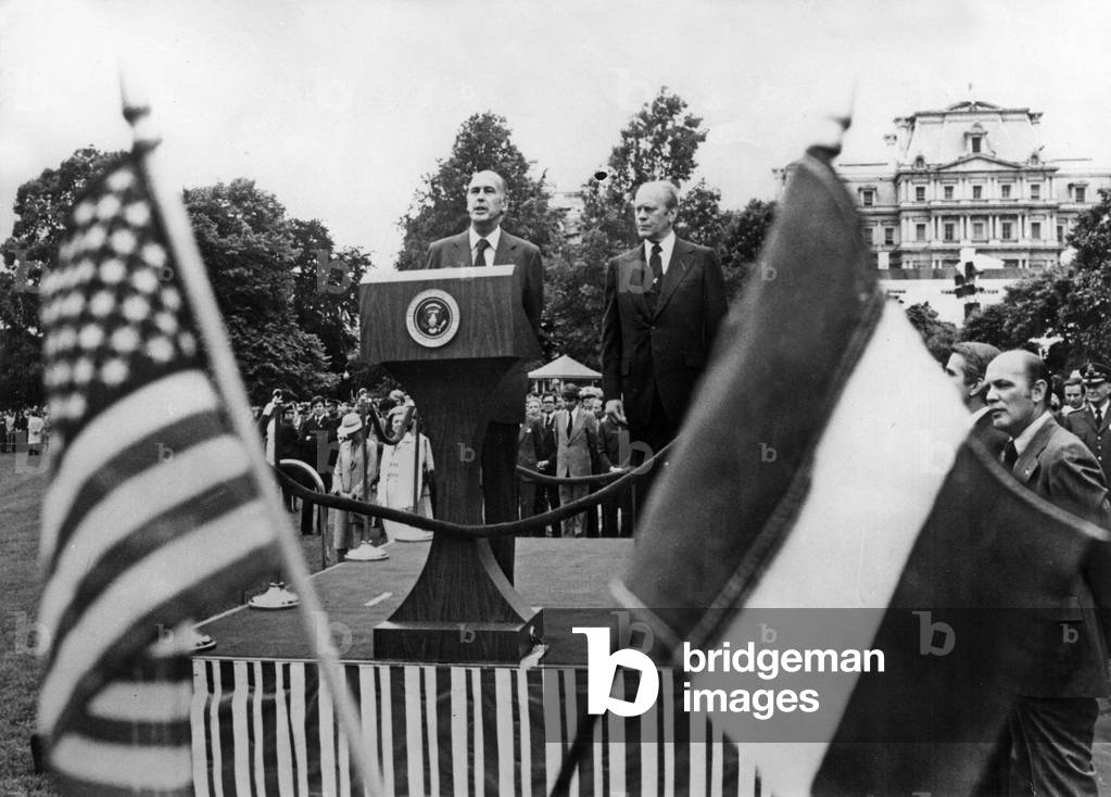 Giscard d'Estaing et Gerald Ford