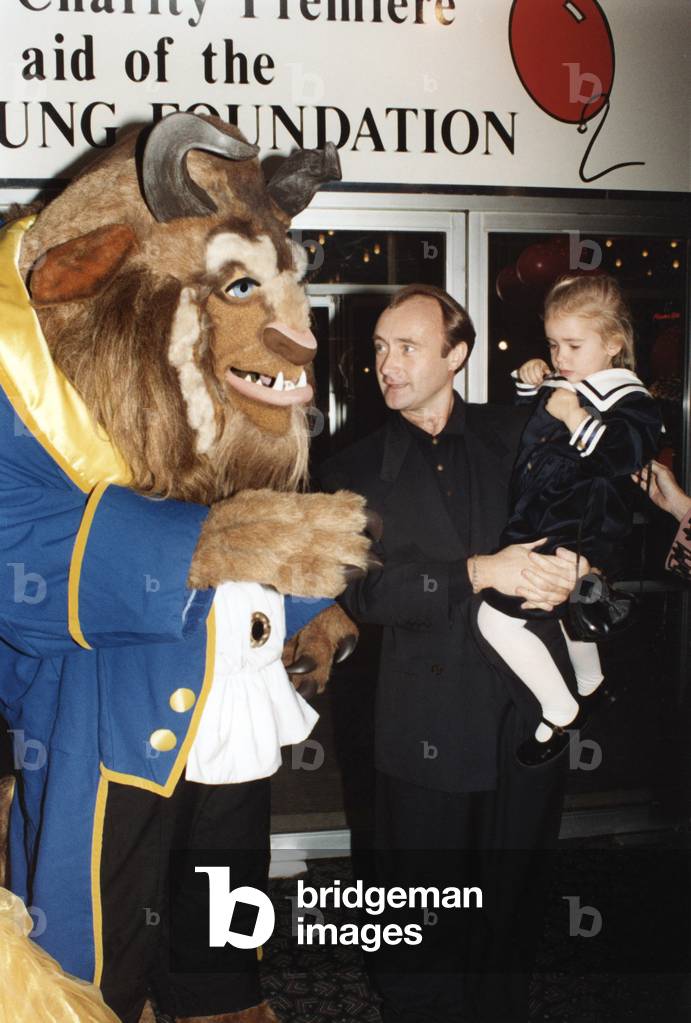 Phil Collins and his daughter Lily Collins