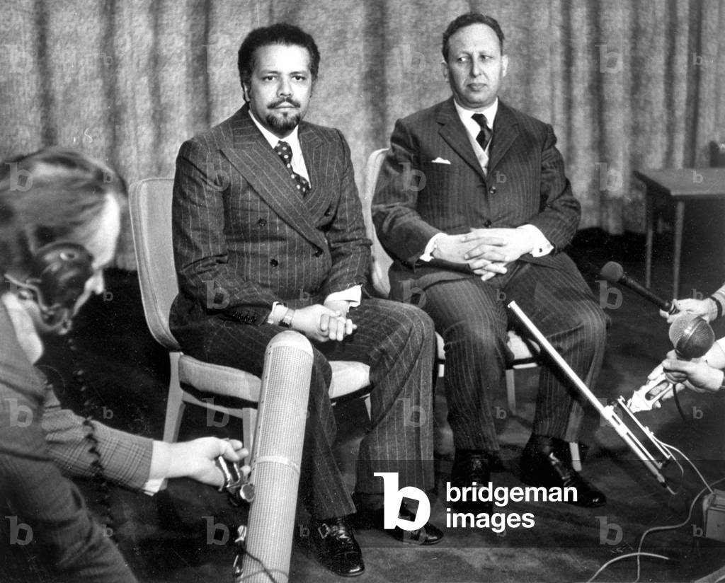 Sheik Ahmed Zaki Yamani and Belaid Abdesselam