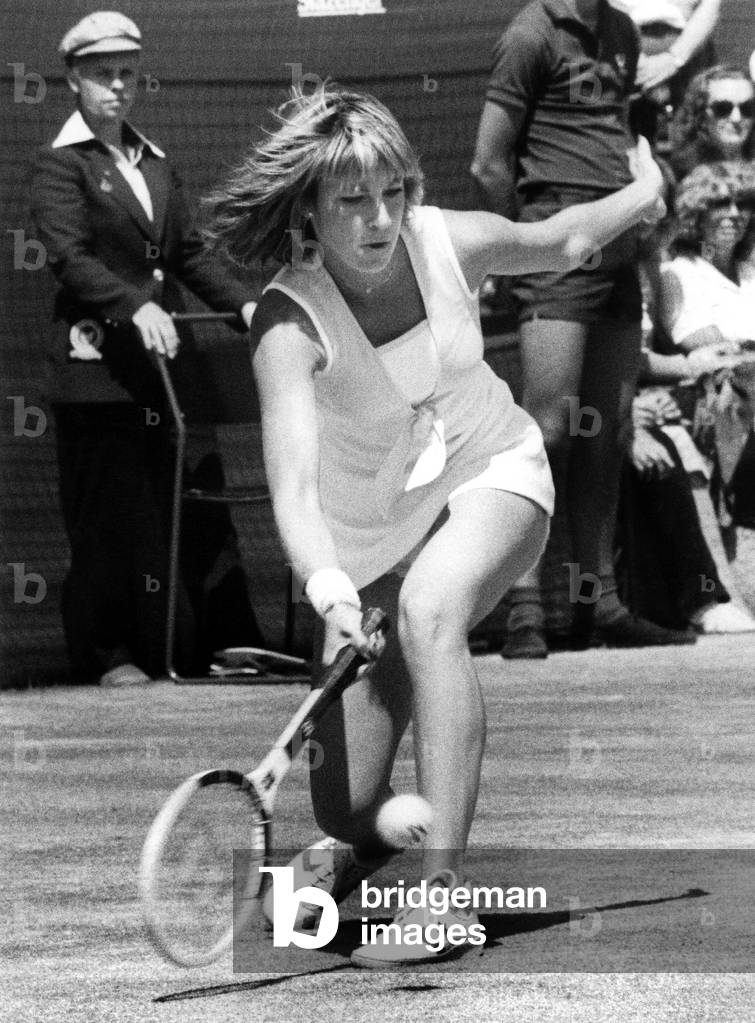Chris Evert Lloyd, 1979 (b/w photo)