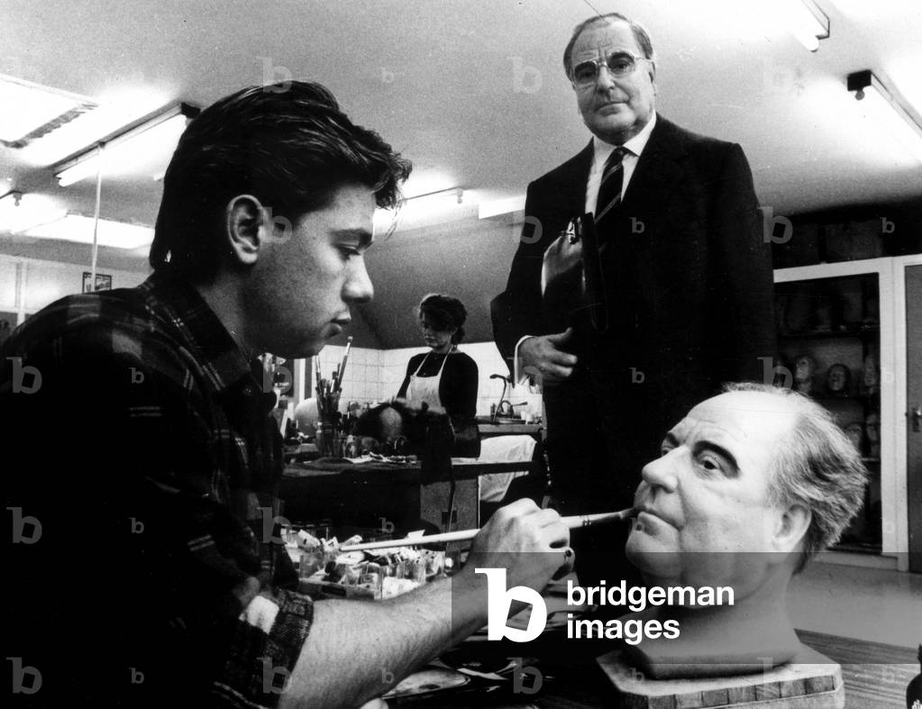 Helmut Kohl en cire