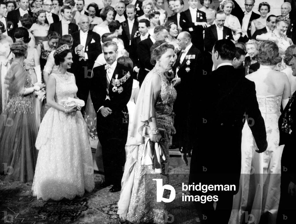 Silver Wedding of Juliana from the Netherlands, 1962 (b/w photo)