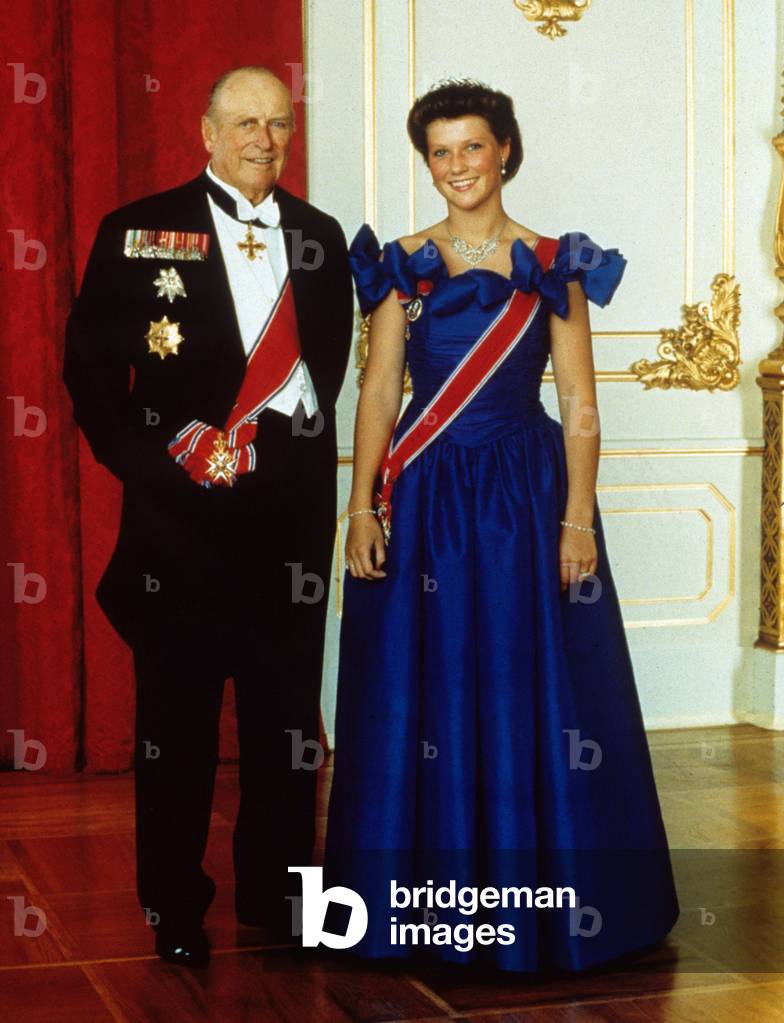 Princess Martha and King Olav V (photo)