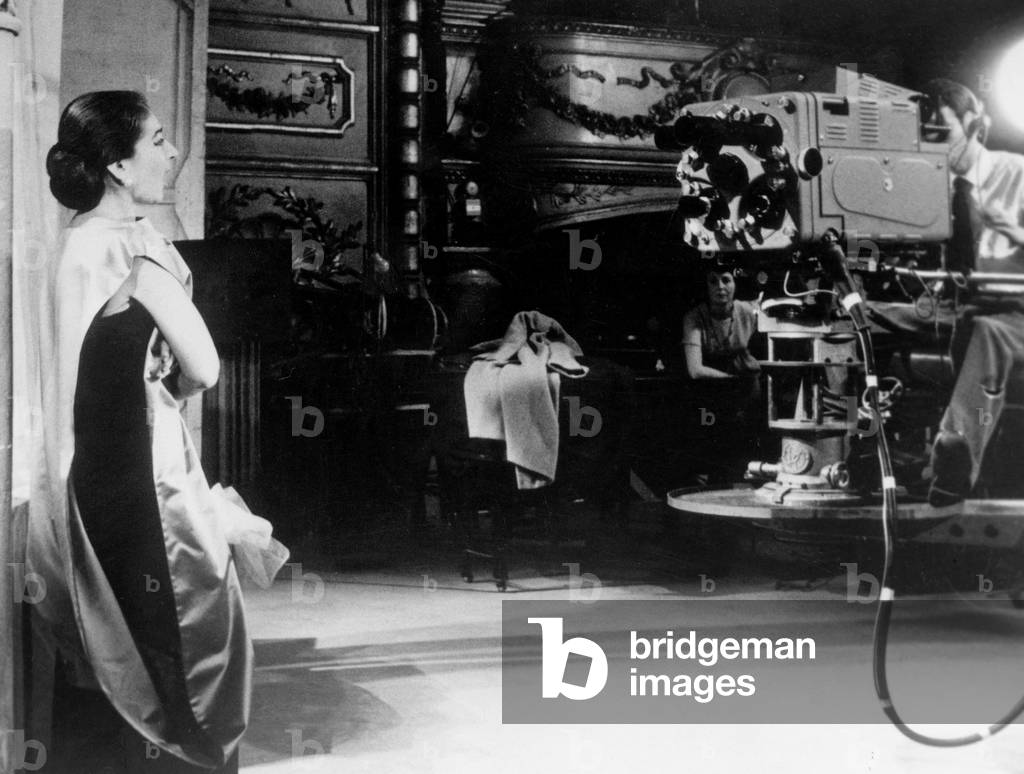 Maria Callas sings for English television