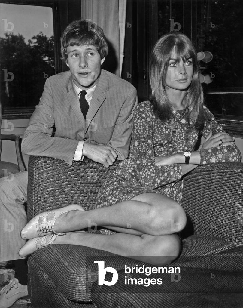 Jean Shrimpton et Paul Jones