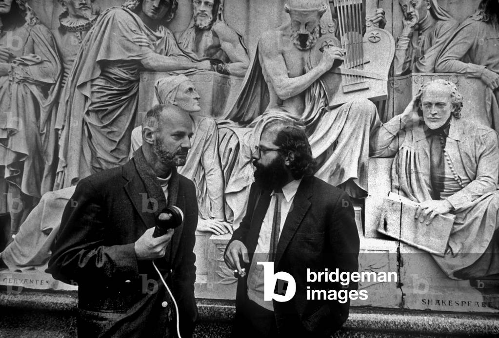 Lawrence Ferlinghetti et Allen Ginsberg
