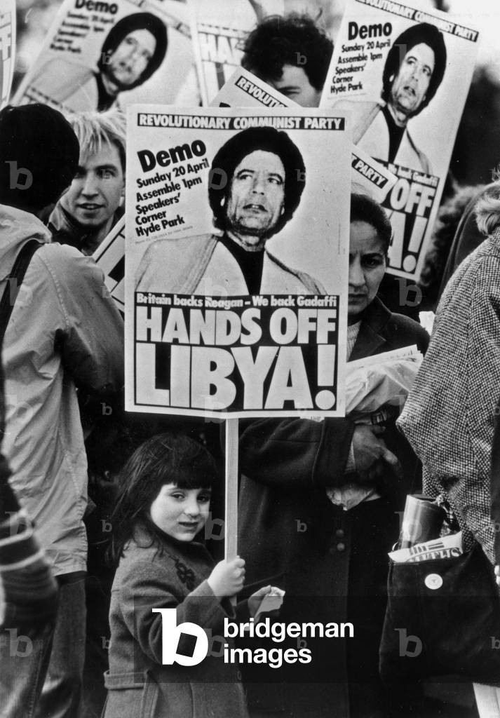 Manifestation pro-Kadhafi