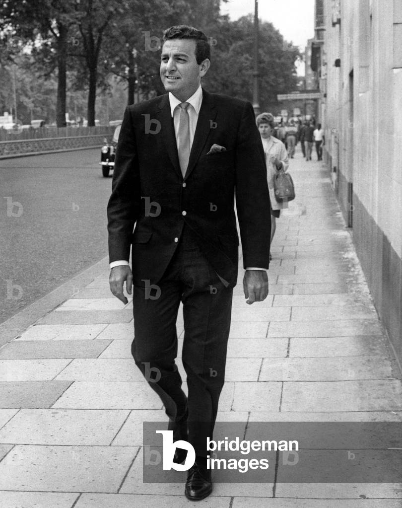 Actor Mike Connors during his first visit to London on 30 July 1962