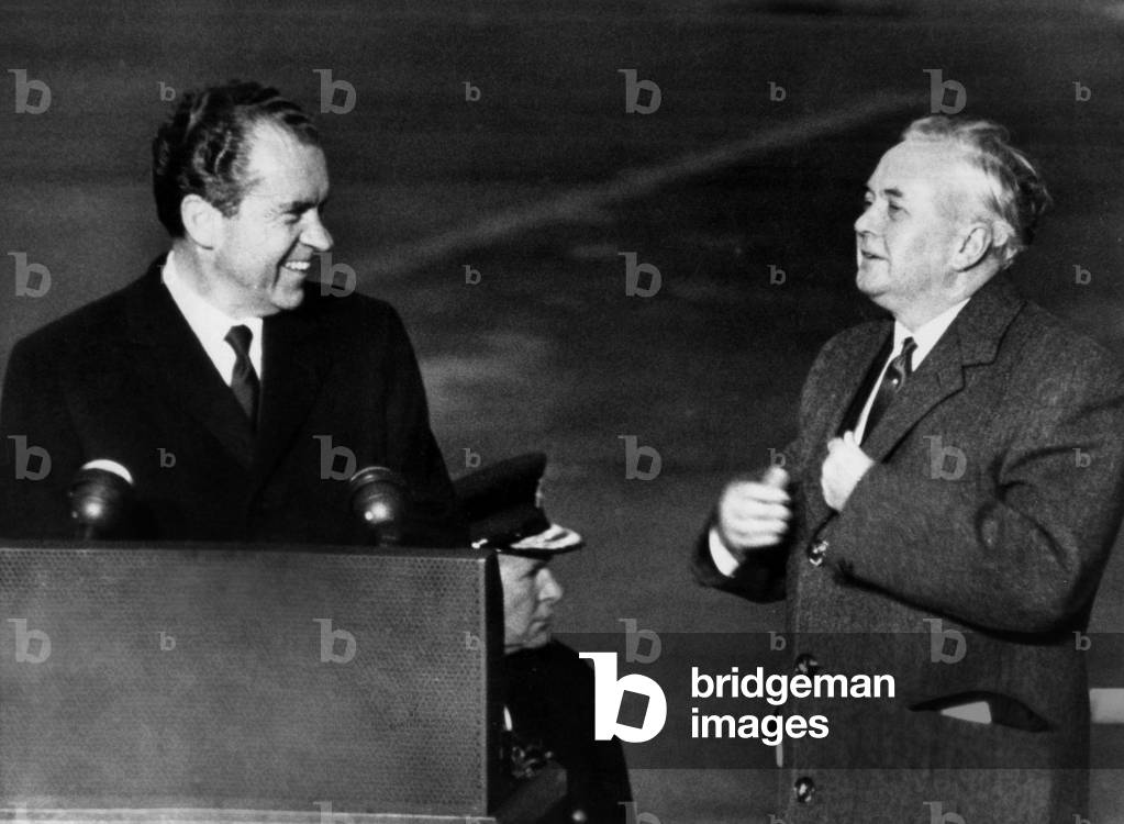 Richard Nixon et Harold Wilson