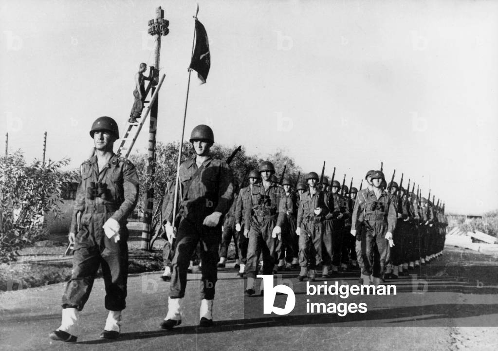 Turkish Conscripts in Cyprus, November 1967 (b/w photo)
