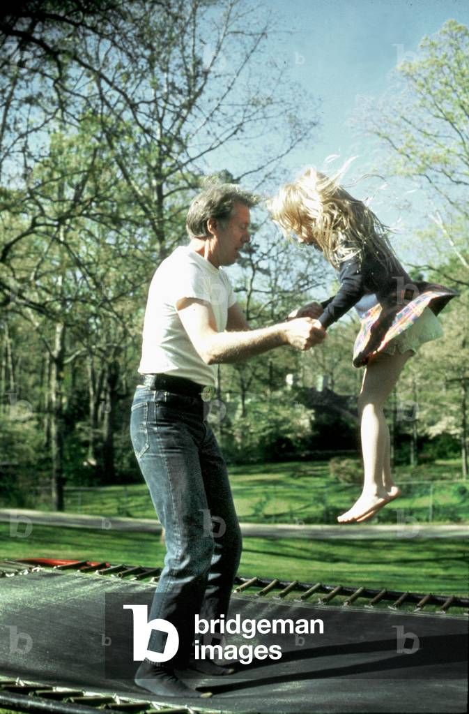 Jimmy Carter With Daughter Amy Lynn, 1973 (photo)