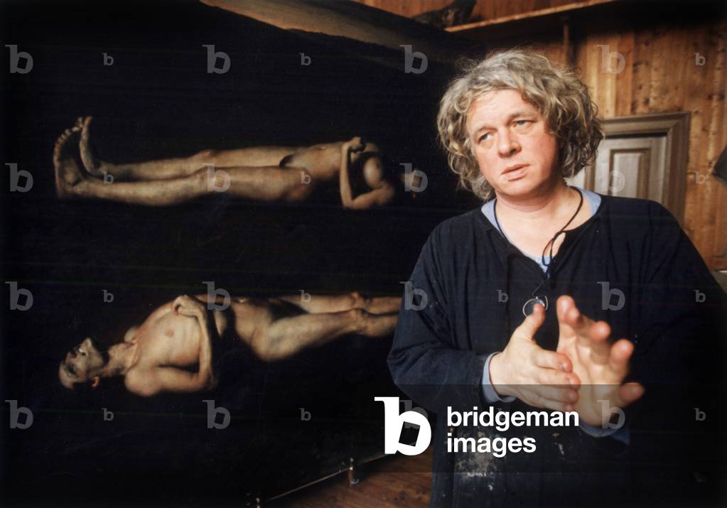 The Painter Odd Nerdrum Chez Lui In Oslo In Norway April 3, 1994 (photo)