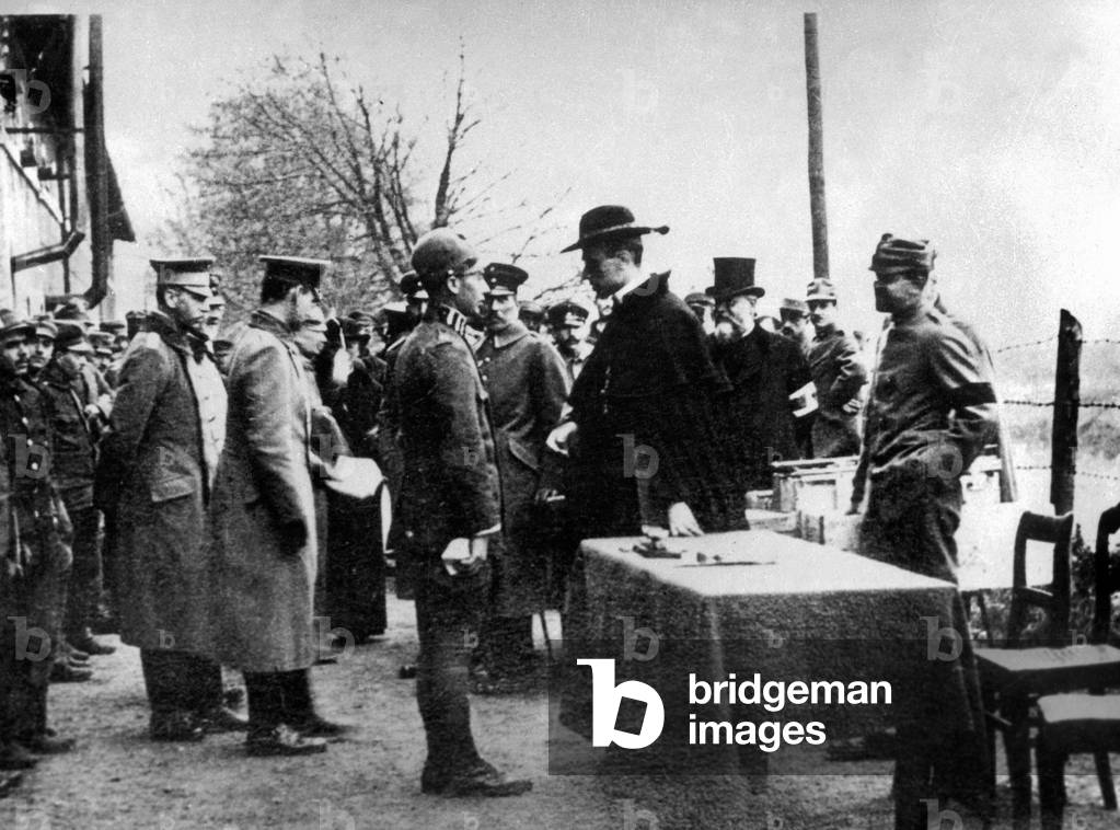 Cardinal Eugene Pacelli (1876-1958) Future Pope Pius Xii here in Berlin during Ww1 (b/w photo)