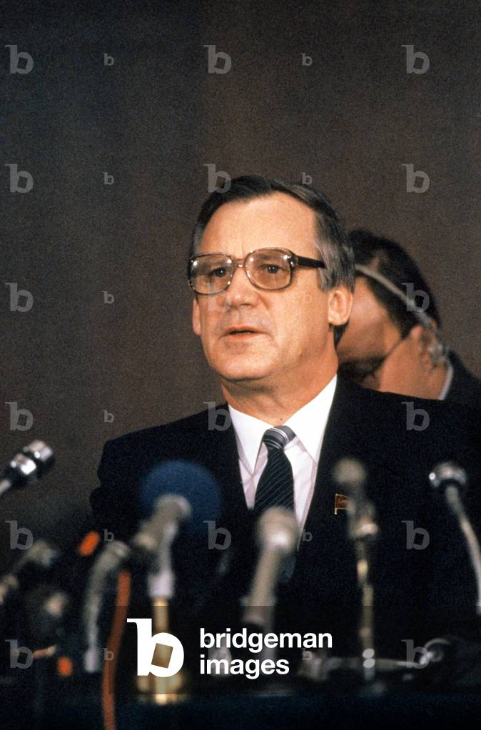 Nikolai Ryzhkov Soviet Prime Minister, January 1987 (photo)