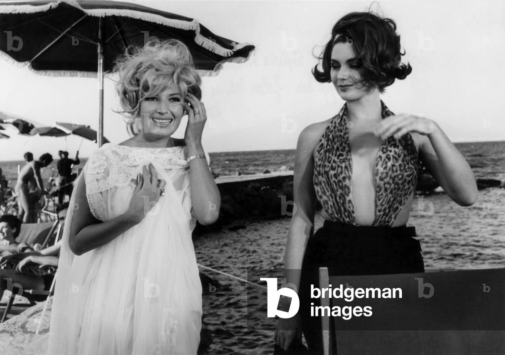 Monica Vitti and Sylva Koscina during 