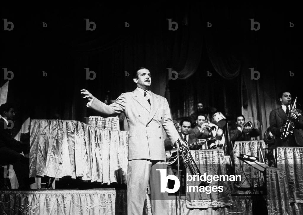 The American Jazz Trumpeter and Bandleader Bunny Berigan (1908-1942) (b/w photo)