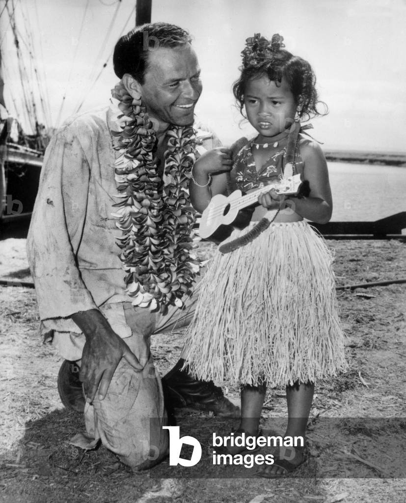 Frank Sinatra To Hawai November 2, 1961 (b/w photo)