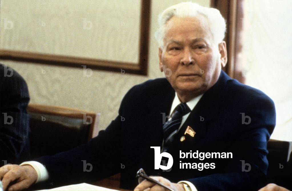 Soviet President Constantin Tchernenko, June 1984 (photo)