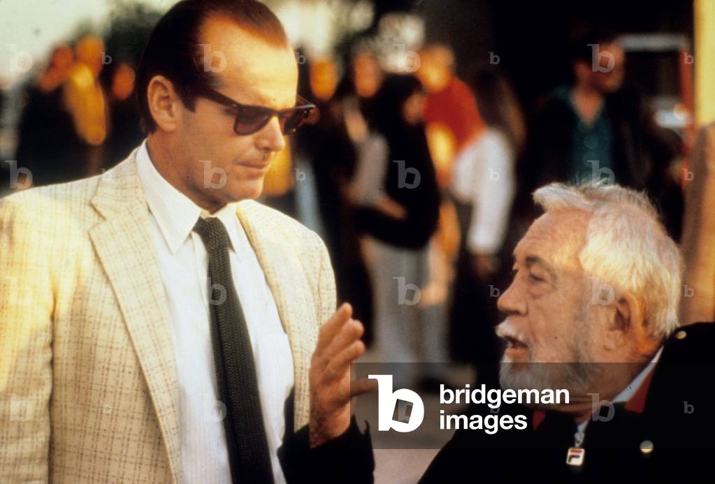 Shooting The Honour Of The Prizzi Prizzi's Honor By John Huston With Jack Nicholson 1985 (photo)