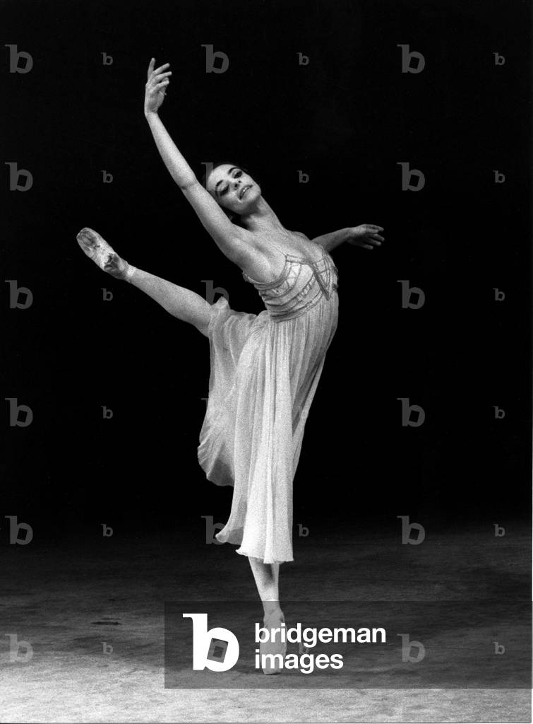 Italian Dancer Alessandra Ferri (Royal Ballet, Covent Garden) August 1984 (b/w photo)