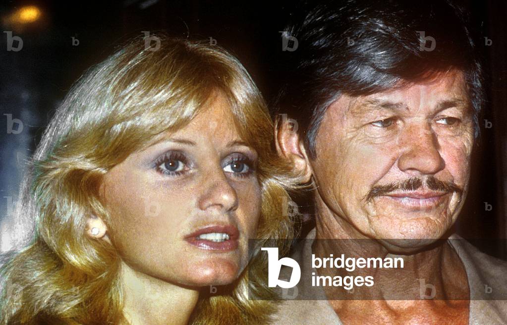 Charles Bronson and his Wife Jill Ireland C. 1970 (photo)