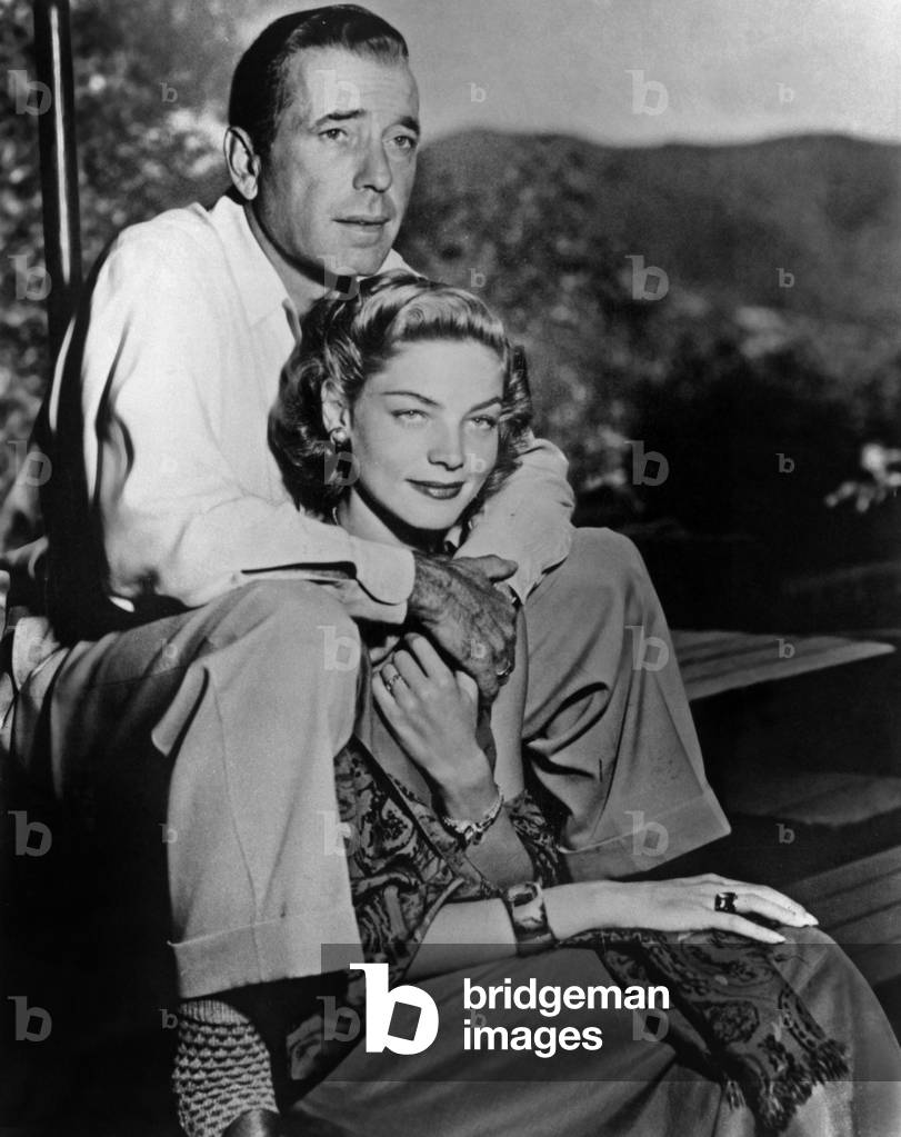 Humphrey Bogart and Lauren Bacall C. 1950 (photo)
