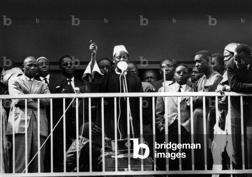 Prime Minister of Senegal Mamadou Dia in Dakar December 18, 1962 (b/w photo)