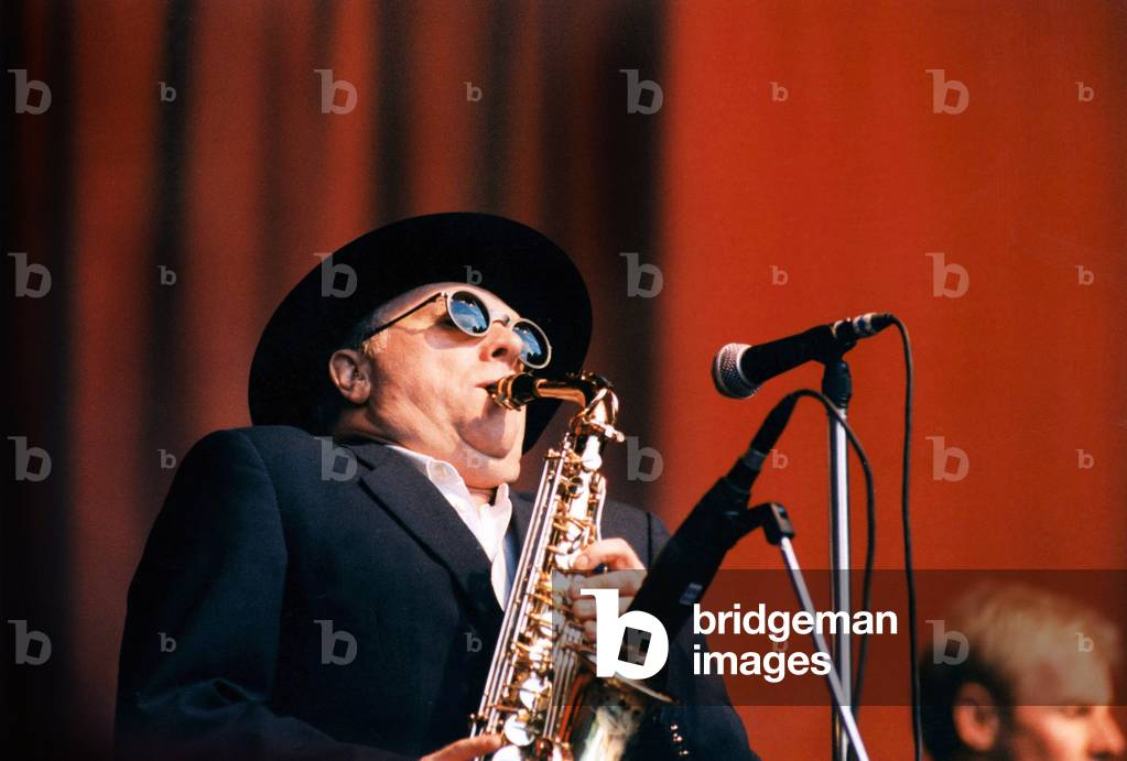 Van Morrison on Stage on Oslo, Norway June 18, 1995 (photo)