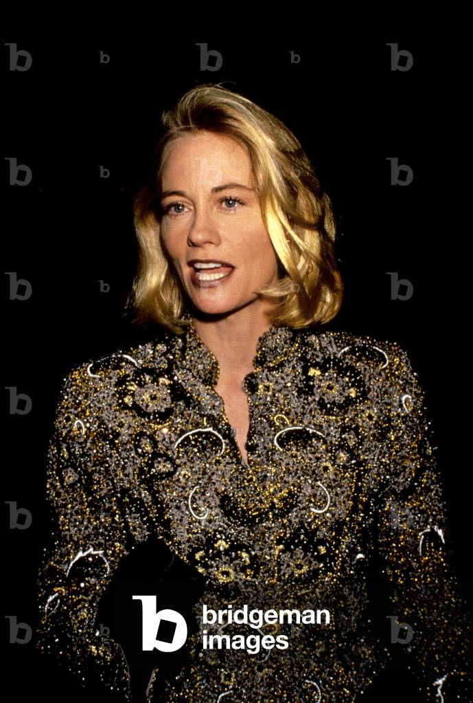 Actress Cybill Sheperd at The Golden Globes in 1991 (photo)