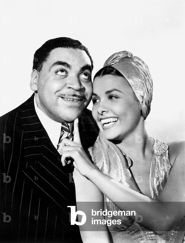 Fats Waller and Lena Hurne in 1943 (b/w photo)