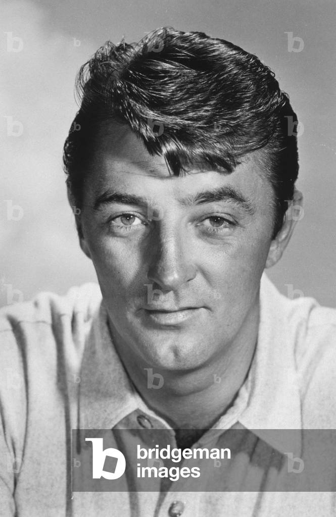 Actor Robert Mitchum in The 60'S (b/w photo)