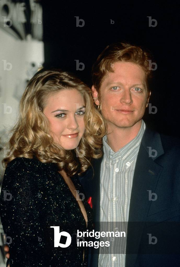 The Americans Actors Eric Stolz Et Alicia Silverstone at The Mtv Awards, 1995 (photo)