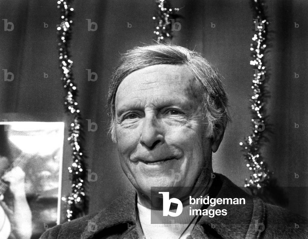 The Clown Charlie Rivel 87 Years Au Natural In May 1983 (b/w photo)