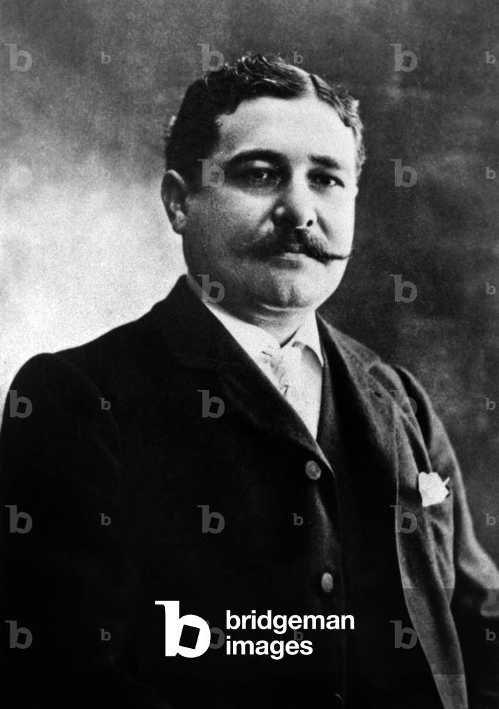 Leon Daudet (1867-1942) French Writer and Polemicist He Was Nationalist and Anti-Semite He Was The Director of Action Francaise Extreme Right Movement here in The 10'S (b/w photo)