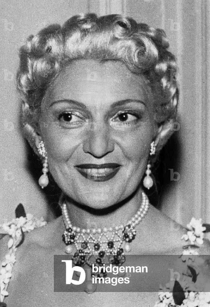 The Russian Actress Vera Kroener (1901-1996)  (b/w photo)