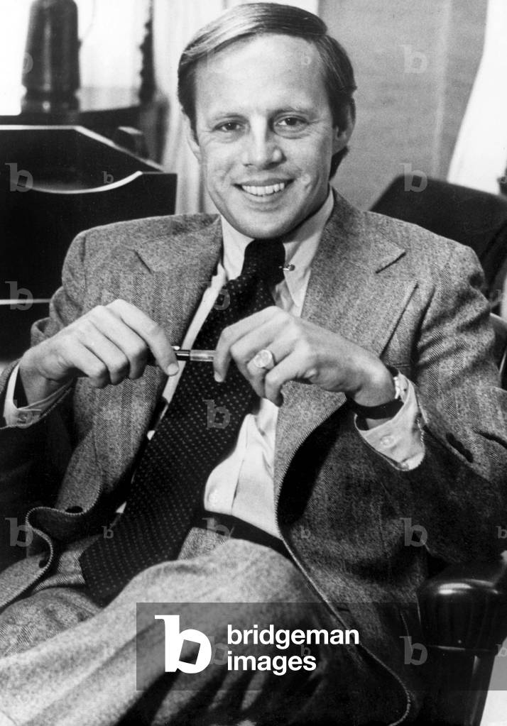 John Dean Iii Presidential Assistant Implicated in The Watergate Affair May 1St, 1973  (b/w photo)