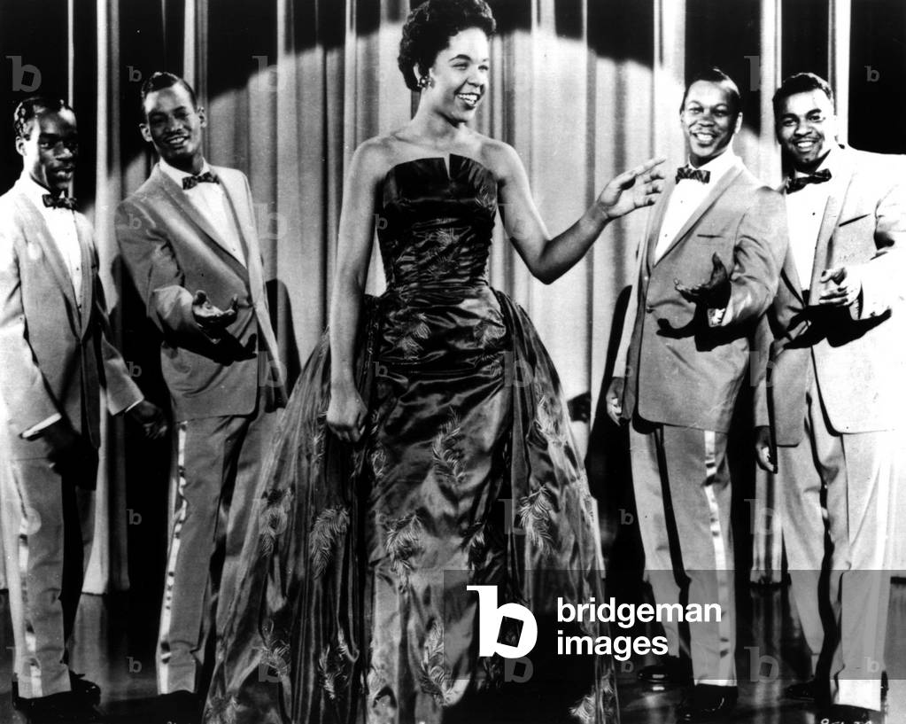 The Platters (b/w photo)