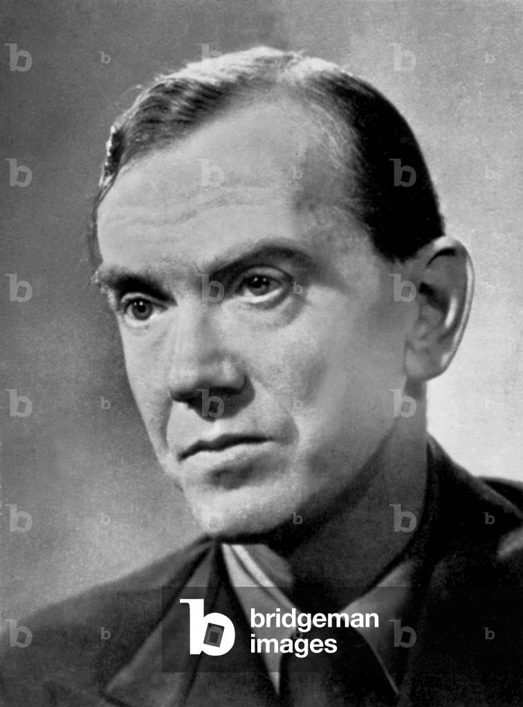 Graham Greene (1904-1991) English Playwright Novelist and Journalist here C. 1954 (b/w photo)